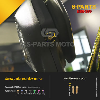 SPARTS Titanium Bolt Kit for Honda Forza NSS350 – Motorcycle Upgrade Fasteners