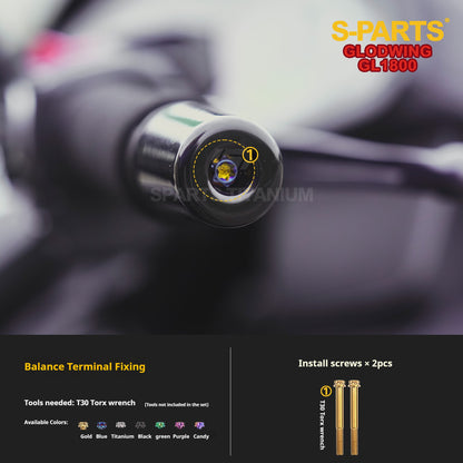 SPARTS Titanium Bolt Kit | Titanium for Honda Gold Wing GL1800 Motorcycle