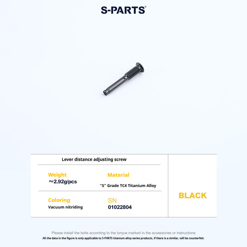 SPARTS Titanium GALESPEED VRC Master Cylinder Screw Kit｜Motorcycle Upgrade
