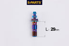 SPARTS M10 Dual-Hole Brake Line & Bleeder Bolt P1.0 / P1.25 Titanium Alloy | Motorcycle Brake Upgrade