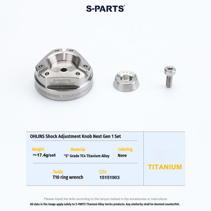 SPARTS Ohlins Suspension Adjuster Knob | Next-Generation