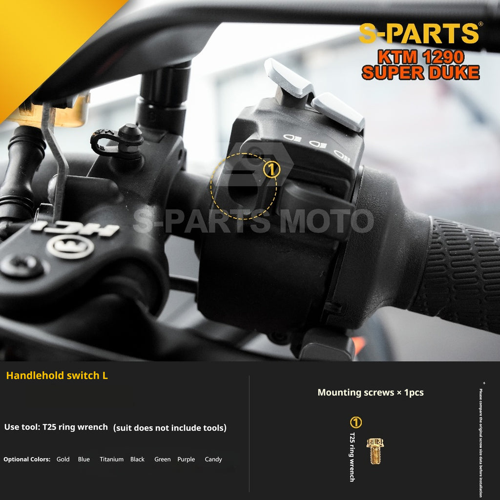 SPARTS KTM Super Duke 1290 · Full TC4 Titanium Bolt Kit｜Motorcycle Upgrade Set