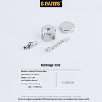 SPARTS Titanium Reservoir Cap Compatible with Brembo Master Cylinder – Separate Small Tank Cover Kit