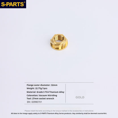 SPARTS Honda CBR650 Titanium Axle Kit (Front & Rear) – Lightweight Motorcycle Upgrade Set