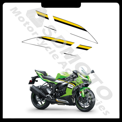 Kawasaki ZX-6R 636 2021-2025 Full Body Graphics Decals PVC Waterproof Motorcycle Fairing Stickers