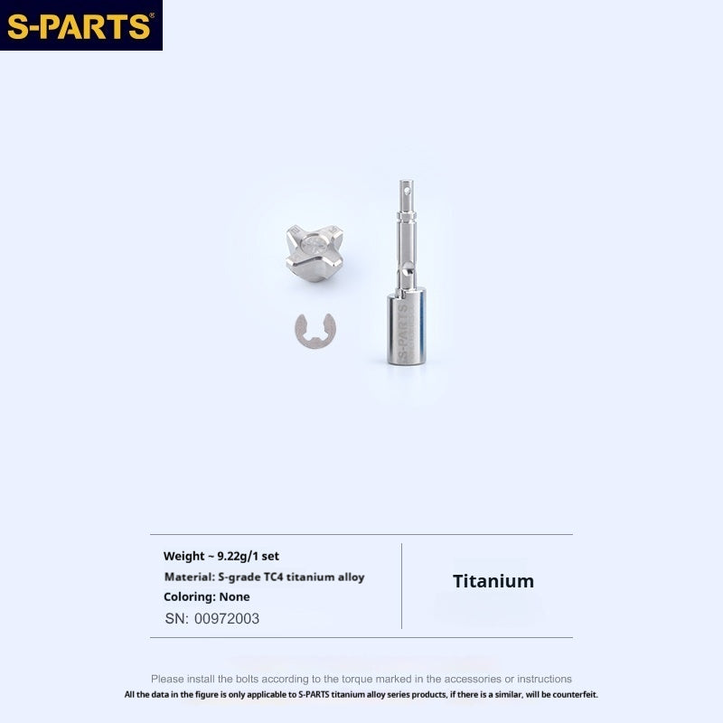 SPARTS Titanium Alloy Brembo RCS CC Master Cylinder Bolt Kit | Motorcycle Brake System Upgrade