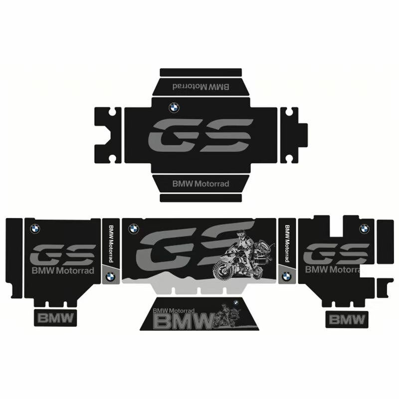 BMW F750GS / F850GS / R1250GS ADV OEM Aluminum Pannier Sticker Kit