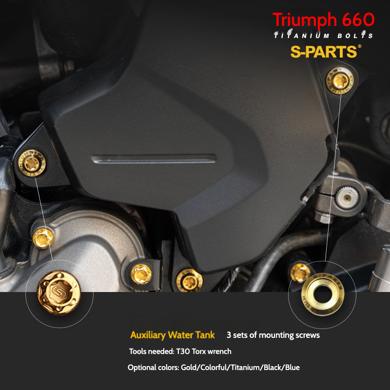 SPARTS Titanium Fastener Bolts for Triumph Trident 660 Motorcycle Modification