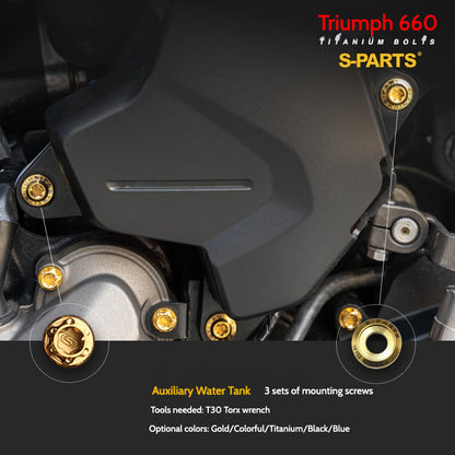 SPARTS Titanium Fastener Bolts for Triumph Trident 660 Motorcycle Modification