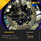 SPARTS Yamaha MT-09 Titanium Bolt Kit | TC4 Grade Motorcycle Fasteners