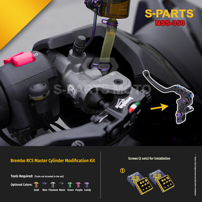 SPARTS Titanium Bolt Kit for Honda Forza NSS350 – Motorcycle Upgrade Fasteners