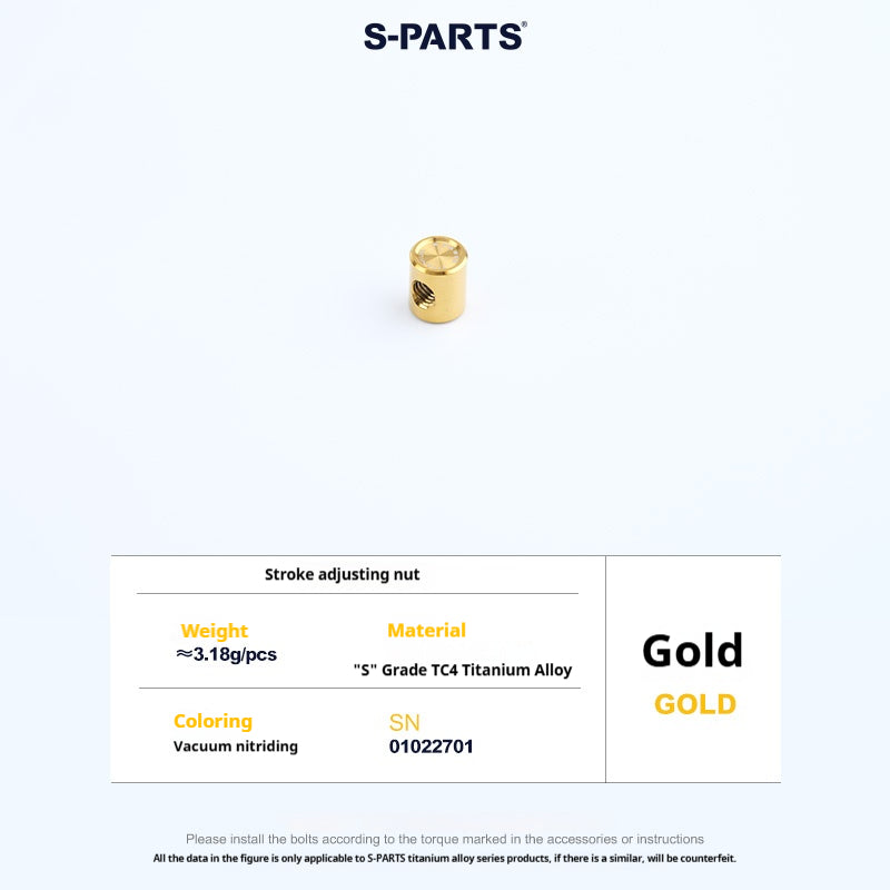 SPARTS Titanium GALESPEED VRC Master Cylinder Screw Kit｜Motorcycle Upgrade