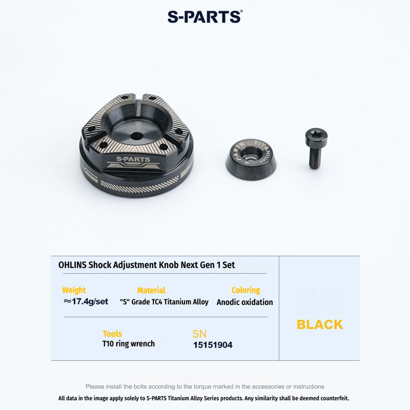 SPARTS Ohlins Suspension Adjuster Knob | Next-Generation