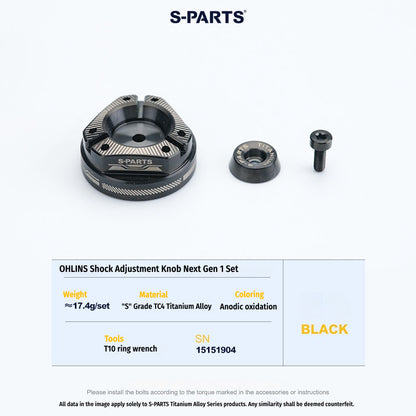 SPARTS Ohlins Suspension Adjuster Knob | Next-Generation