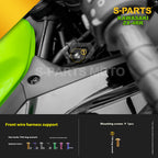 SPARTS TC4 Titanium Bolt Kit for Kawasaki ZX-4RR | Motorcycle Titanium Bolt Upgrade