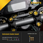 SPARTS Titanium Bolt Kit for Ultra Bee | Full Motorcycle Upgrade Set