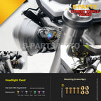 SPARTS Titanium Screw Set for Triumph Street Triple RS –CNC Titanium Upgrade Kit