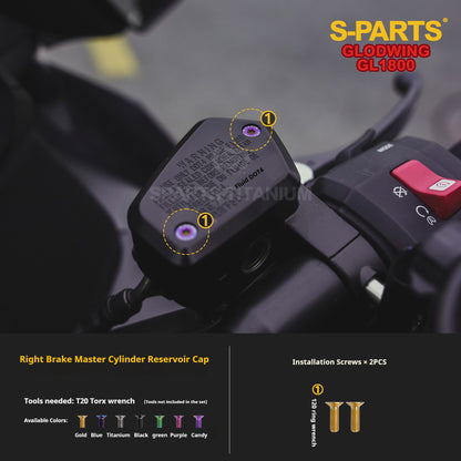 SPARTS Titanium Bolt Kit | Titanium for Honda Gold Wing GL1800 Motorcycle