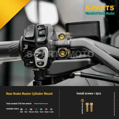 SPARTS Titanium Bolt Kit for Yamaha TMAX560 2023-Front & Cockpit System