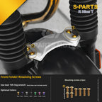 SPARTS BMW RnineT Titanium Alloy Motorcycle Bolt Upgrade Kit