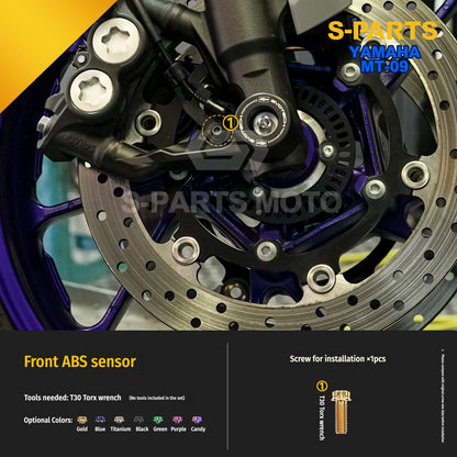 SPARTS Yamaha MT-09 Titanium Bolt Kit | TC4 Grade Motorcycle Fasteners