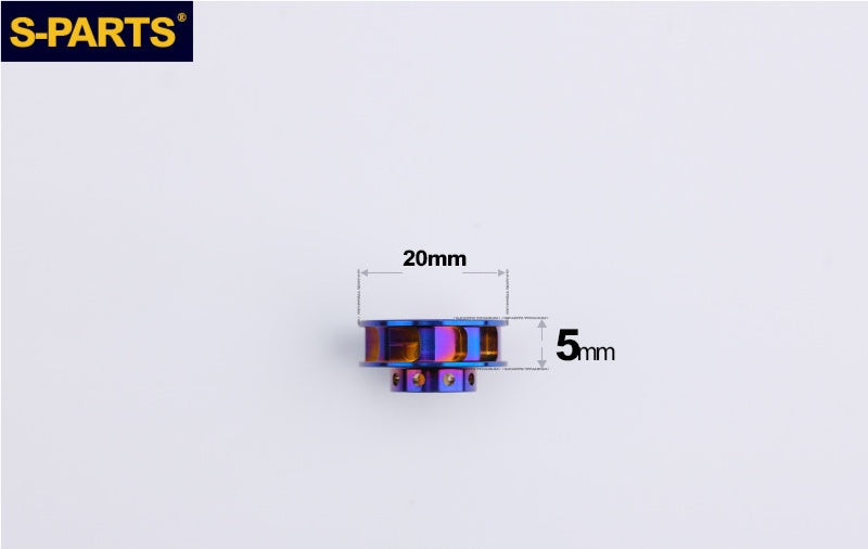 SPARTS Titanium Caliper Washers – Single & Double-Sided Bushings D20/D24 Motorcycle Upgrade