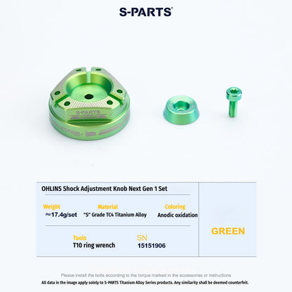 SPARTS Ohlins Suspension Adjuster Knob | Next-Generation