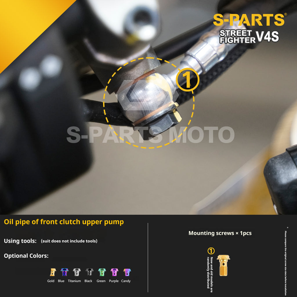 SPARTS Titanium Bolt Kit for Ducati Streetfighter V4S