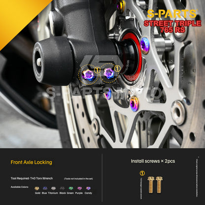 SPARTS Titanium Bolts for Triumph Street Triple 765 RS – Body & Controls Upgrade Fasteners