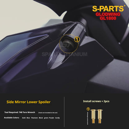 SPARTS Titanium Bolt Kit | Titanium for Honda Gold Wing GL1800 Motorcycle