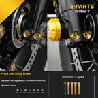 SPARTS BMW RnineT Titanium Alloy Motorcycle Bolt Upgrade Kit