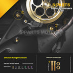 SPARTS Titanium Screw Set for Vespa Sprint/Primavera 150 – Custom Candy Color & CNC Titanium Upgrade Kit