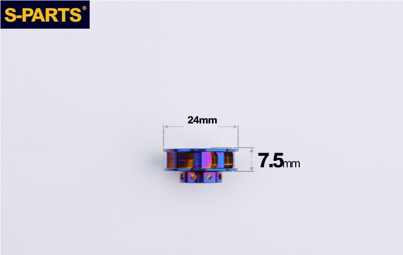 SPARTS Titanium Caliper Washers – Single & Double-Sided Bushings D20/D24 Motorcycle Upgrade