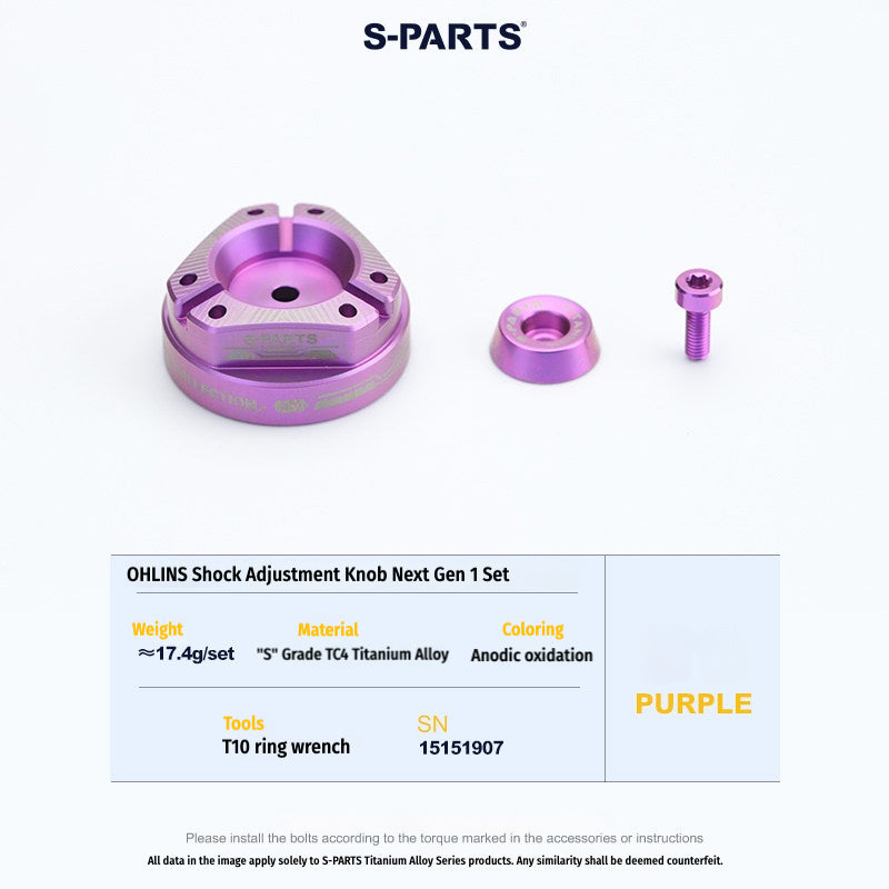 SPARTS Ohlins Suspension Adjuster Knob | Next-Generation