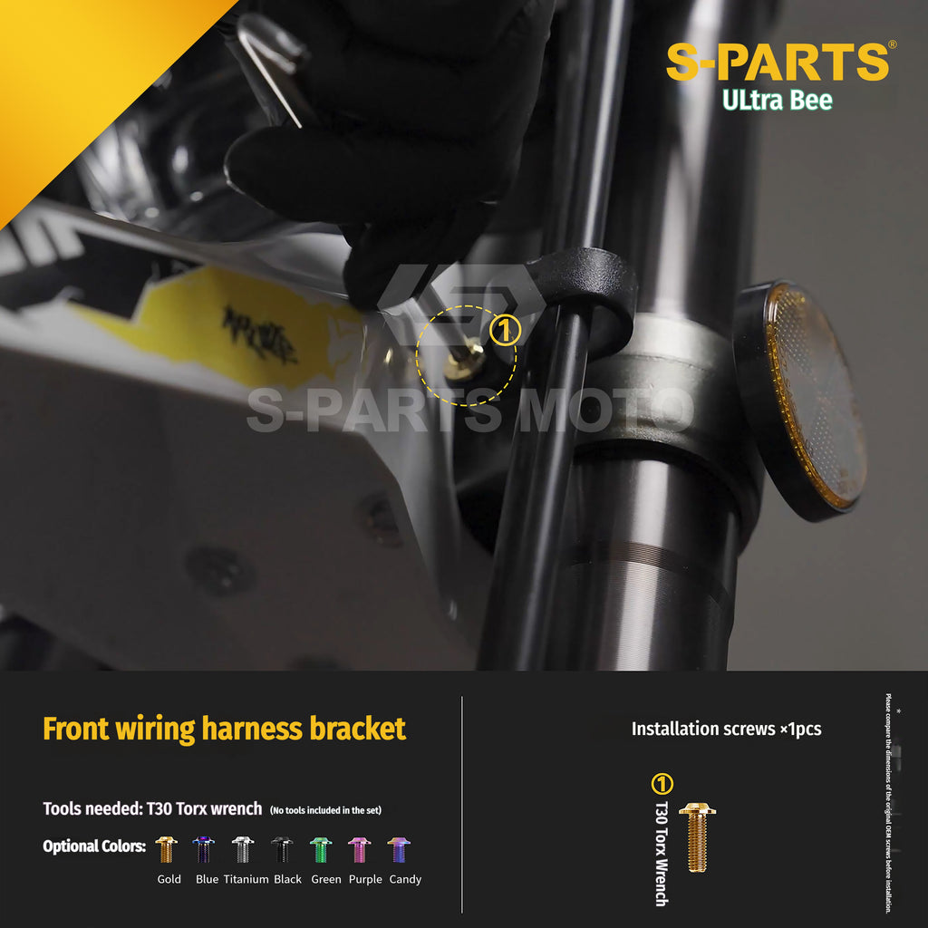 SPARTS Titanium Bolt Kit for Ultra Bee | Full Motorcycle Upgrade Set