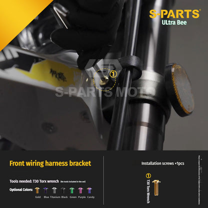 SPARTS Titanium Bolt Kit for Ultra Bee | Full Motorcycle Upgrade Set