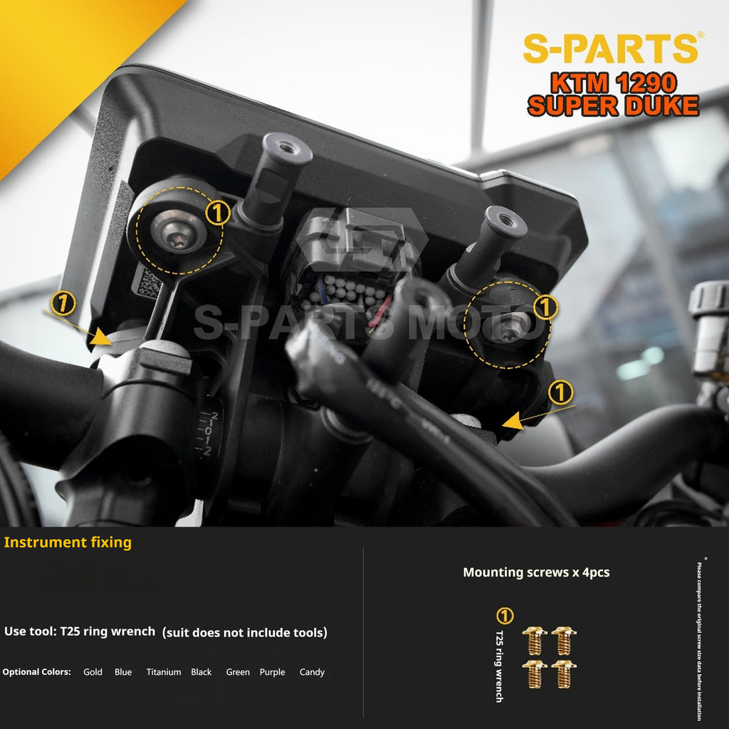 SPARTS KTM Super Duke 1290 · Full TC4 Titanium Bolt Kit｜Motorcycle Upgrade Set