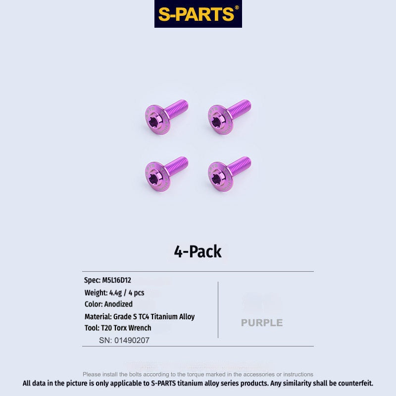 SPARTS TC4 Titanium Bolts for BMW S1000RR  Windshield