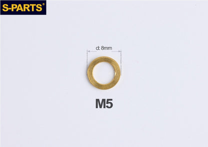 S-PARTS M3 / M4 / M5 / M6 / M8 / M10 / M12 TC4 Titanium Flat Washers for E-Bikes, Motorcycles & Bicycles