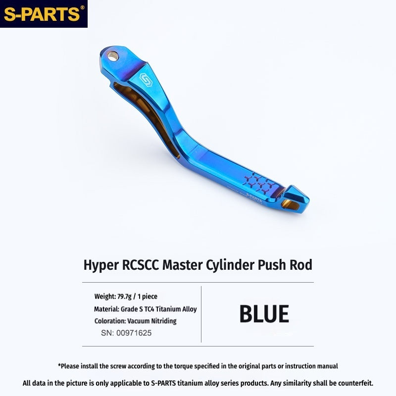 SPARTS Titanium Alloy Brake Master Cylinder Push Rod (RCS / RCSCC Compatible)