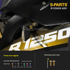 SPARTS Titanium Bolt Kit for BMW R 1250GS ADV – CNC Titanium Upgrade Kit