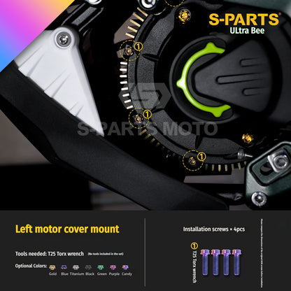 SPARTS Titanium Bolt Kit for Ultra Bee | Full Motorcycle Upgrade Set