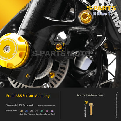 S-PARTS Premium Titanium Braking & Handling Upgrade Kit for BMW R nineT
