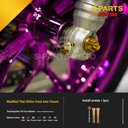 SPARTS Titanium Bolt Kit for Honda Forza NSS350 – Motorcycle Upgrade Fasteners