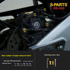 SPARTS Titanium Bolt Kit for Aprilia RS660 2021 – CNC Titanium Upgrade Kit