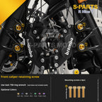 SPARTS BMW RnineT Titanium Alloy Motorcycle Bolt Upgrade Kit