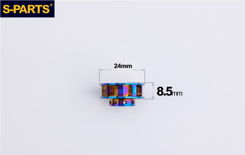 SPARTS Titanium Caliper Washers – Single & Double-Sided Bushings D20/D24 Motorcycle Upgrade