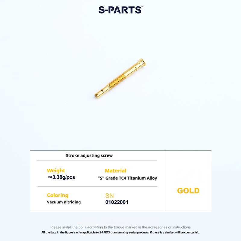 SPARTS Titanium GALESPEED VRC Master Cylinder Screw Kit｜Motorcycle Upgrade