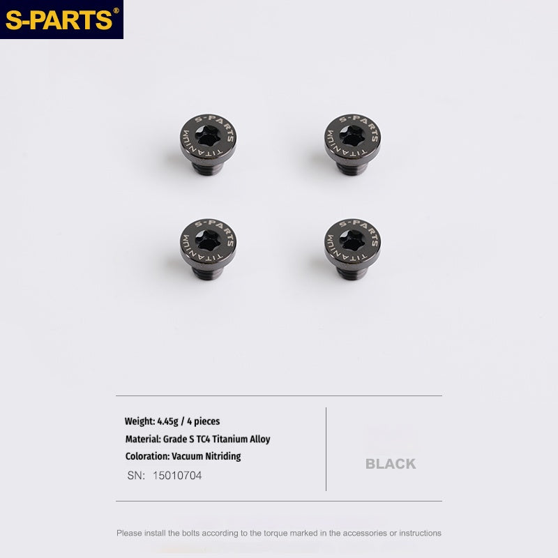 SPARTS Titanium Helmet Screws Kit for ARAI RAPIDE NEO / RX7X / AX7X – M5 & M6 Dome Head Bolts