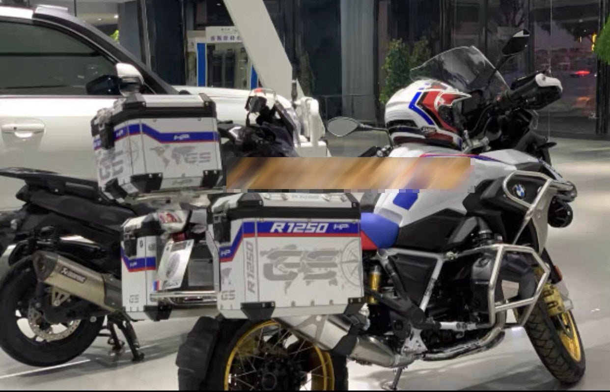 BMW F750GS / F850GS / R1250GS ADV OEM Aluminum Pannier Sticker Kit